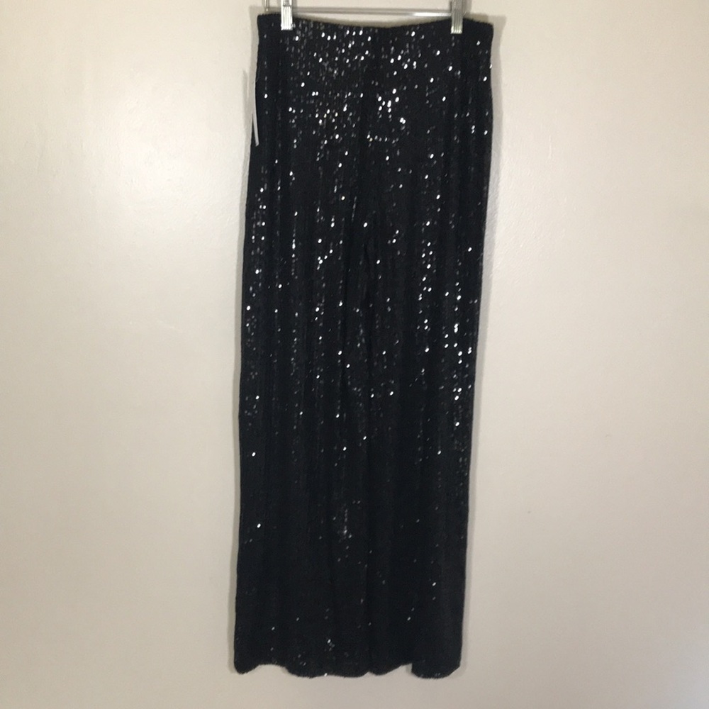 NEW Premier Amour Straight Pull-On Sequin Pant - Picture 6 of 8